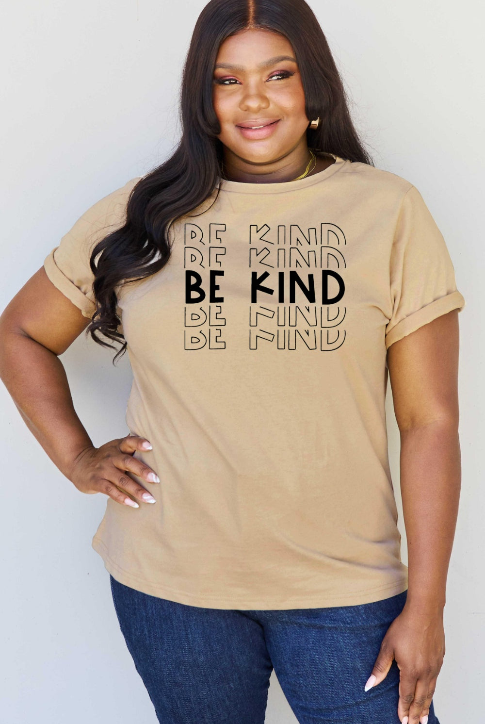 Simply Love Full Size BE KIND Graphic T-Shirt - Shirley's