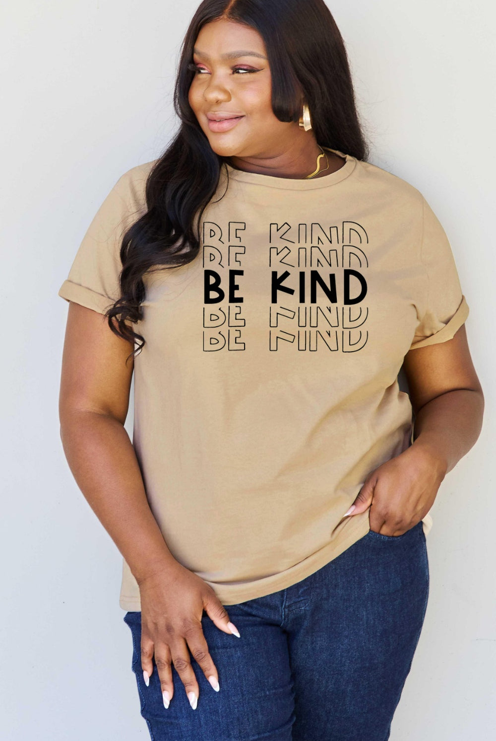 Simply Love Full Size BE KIND Graphic T-Shirt - Shirley's